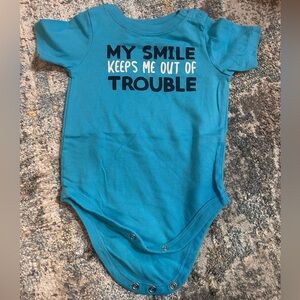 Garanimals Teal Graphic Kids Bodysuit